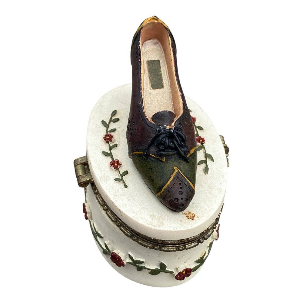 Vintage Willow Hall Oval Ceramic Shoe Trinket - Picture 5 of 13